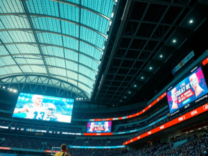 La cartelería digital transforma la experiencia en eventos deportivos.